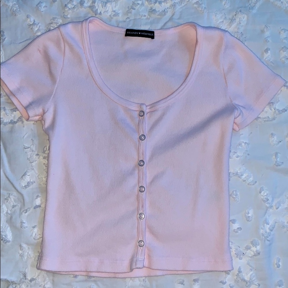 Pink zelly top from brandy Melville